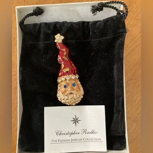 Christopher Radko Santa Brooch/Pendant